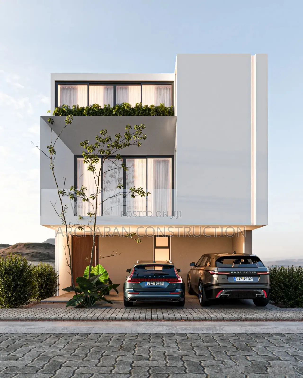 Perfect Duplex Design in a Half a Lot of Land at Lekki