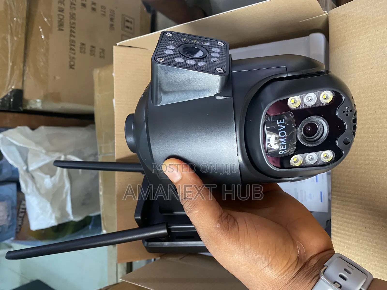 2in1 Lens CCTV Camera It Accepts All Sim Card(App: Escloud)
