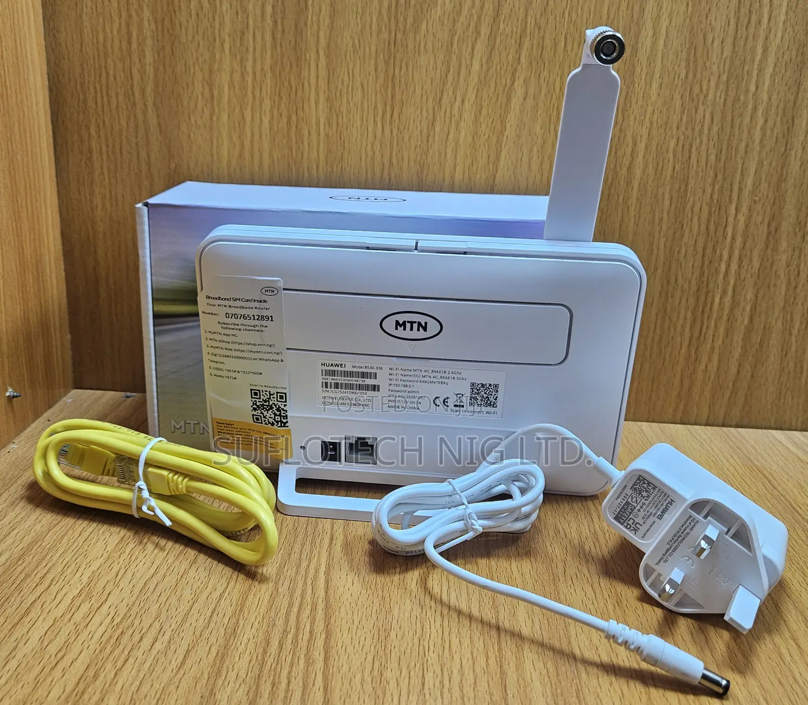 Universal MTN Huawei 4g Cat7 B530-336 Ac1300 Wifi6