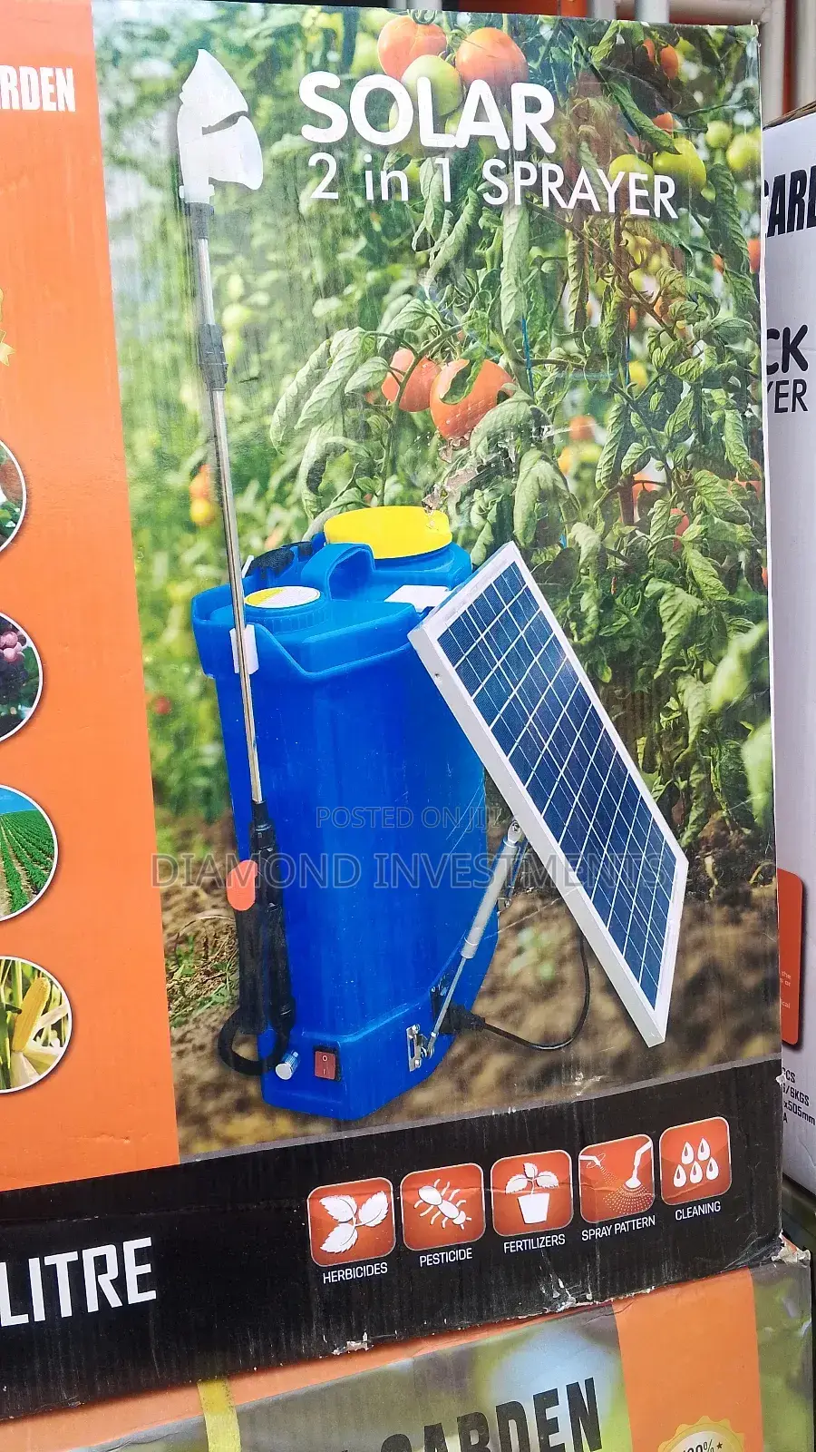 2in 1 Solar Sprayer 20litres