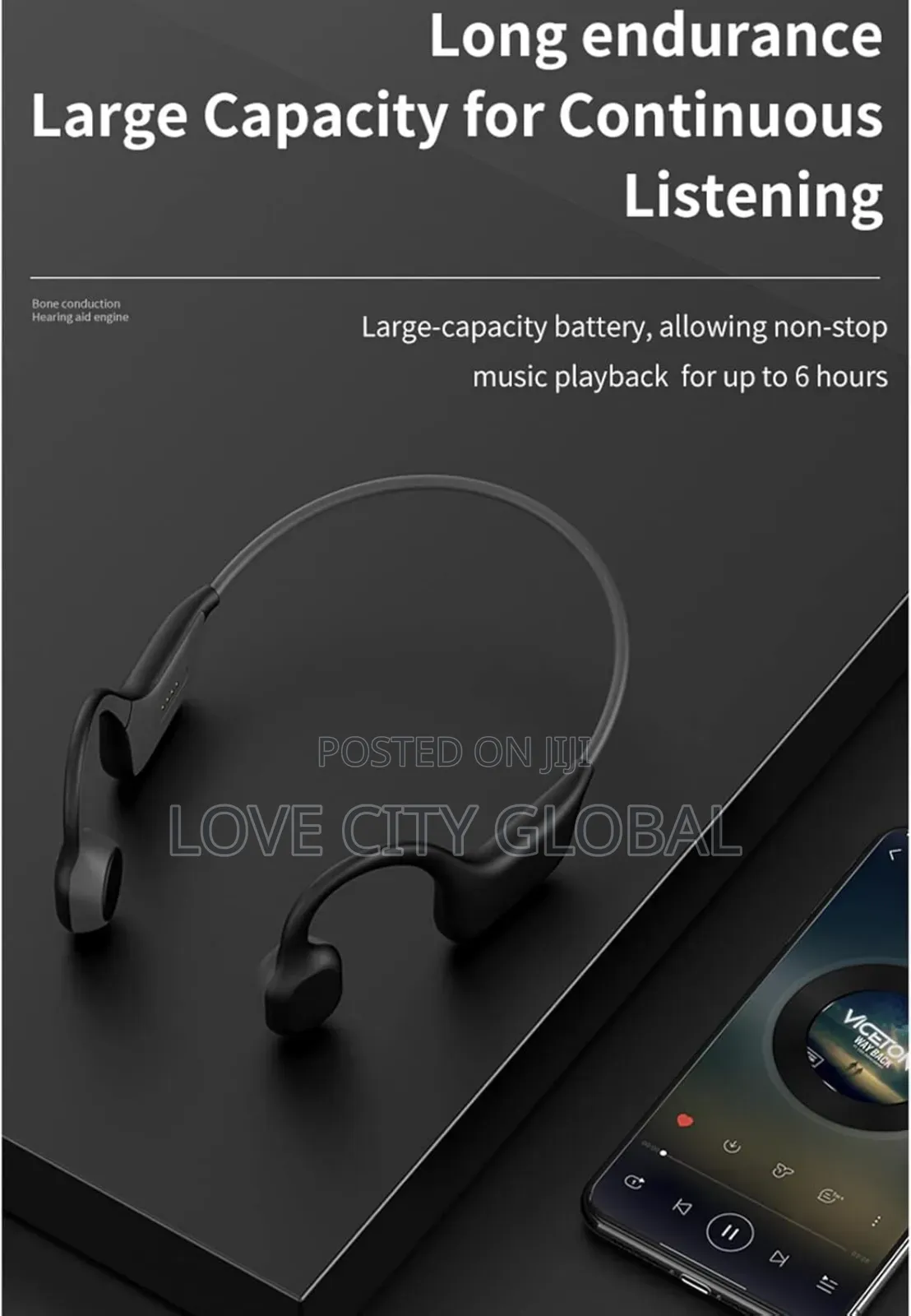 Bone Conduction Motion Headphones Waterproof 32gb Mp3 Bass