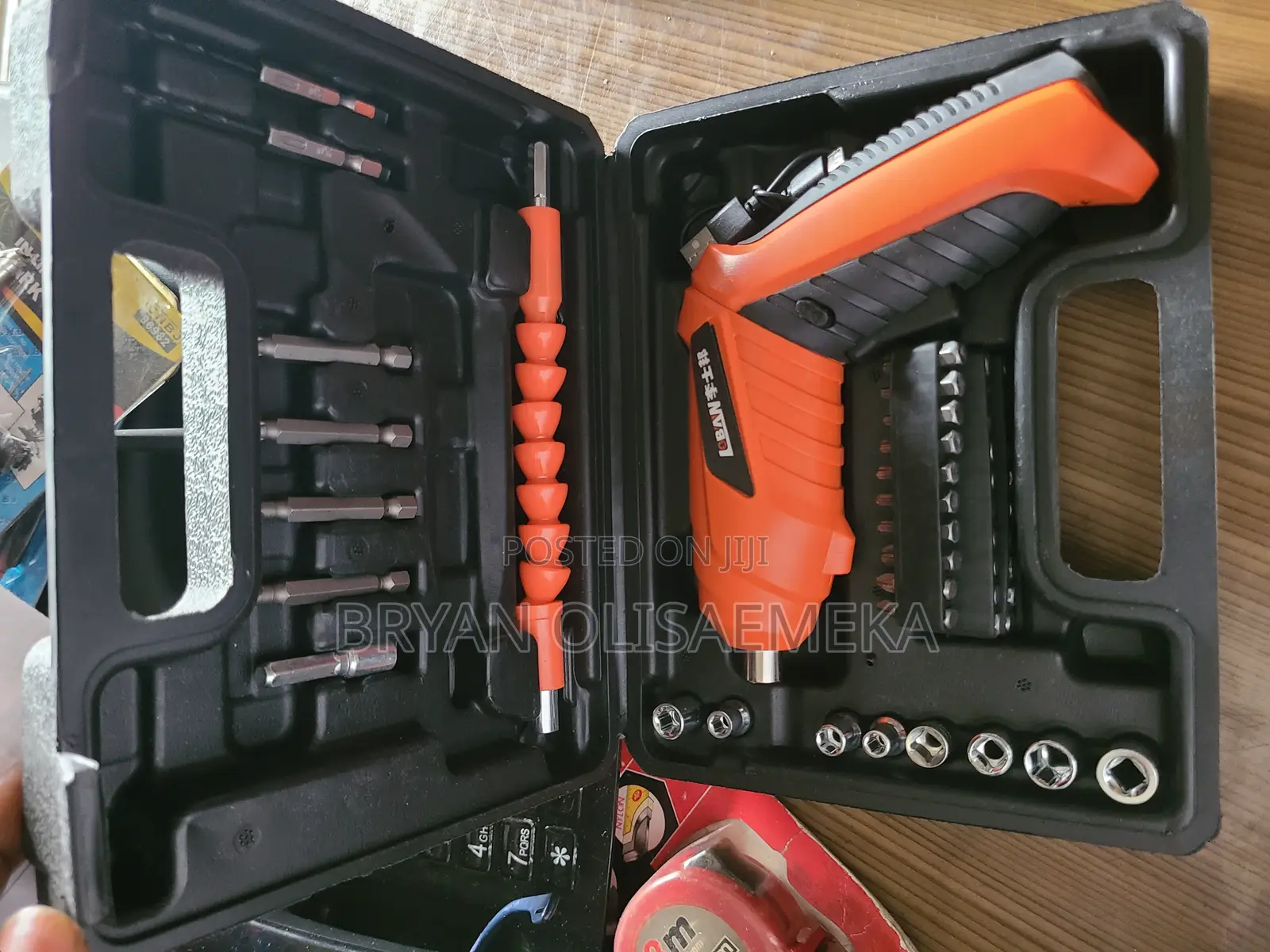 Cordless Electric Screwdriver With Bits Set