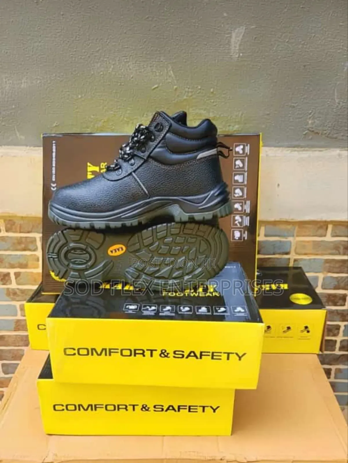 Kaka Quality And Rugged Safety Shoe👞