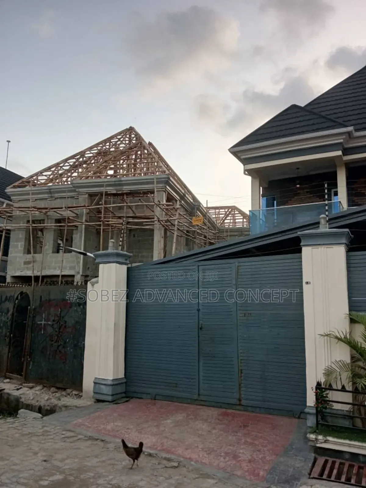 Terrace Buildings Roofing Wood Work