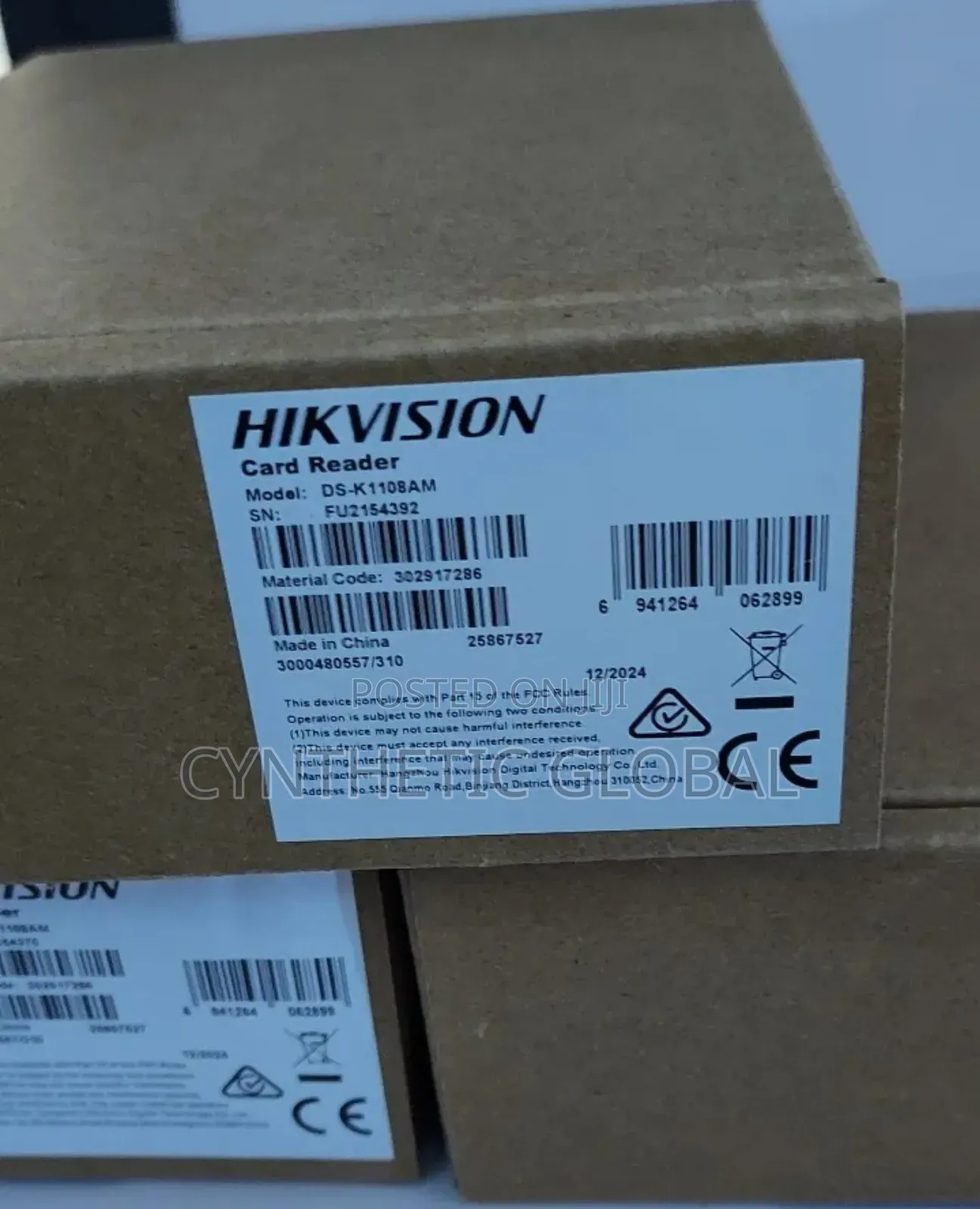 Ds_k1108am Hikvision Card Reader