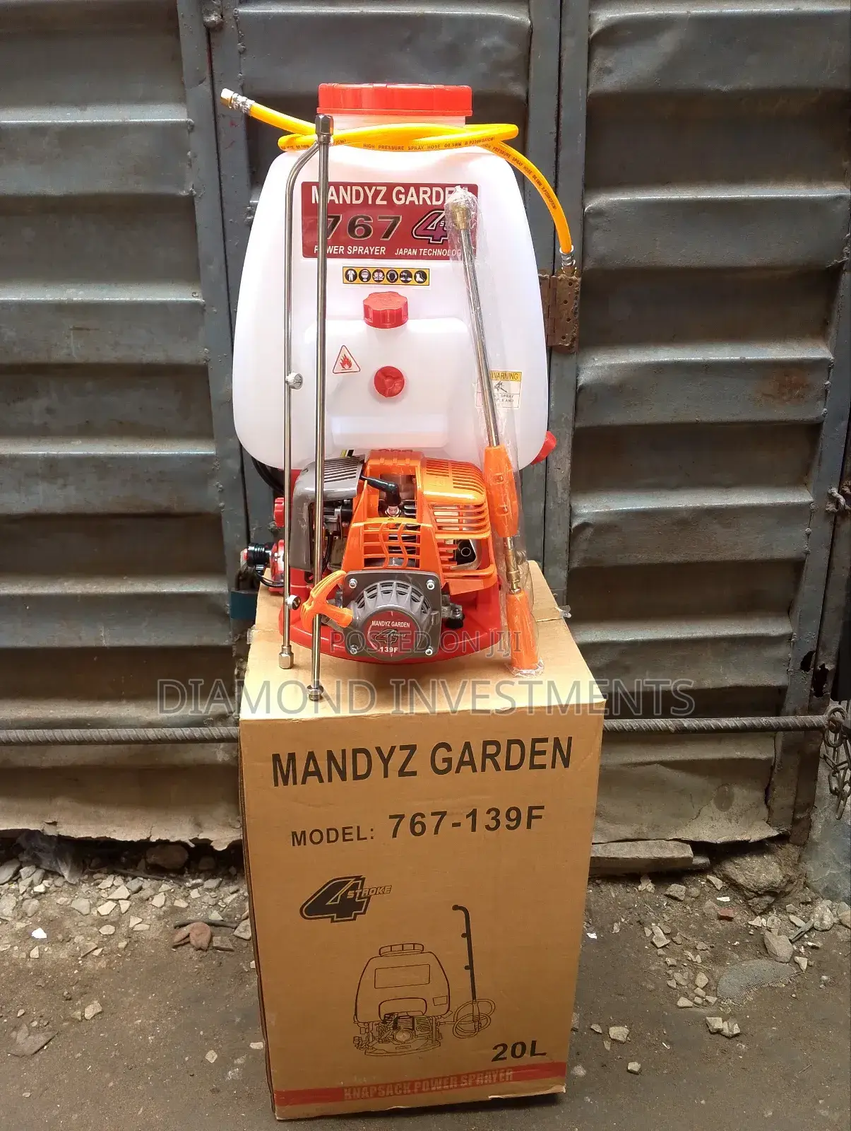 Knapsack Power Strayer 4stroke