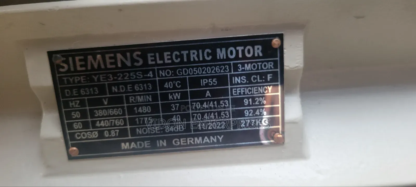 50hp, Siemens Electric Motors