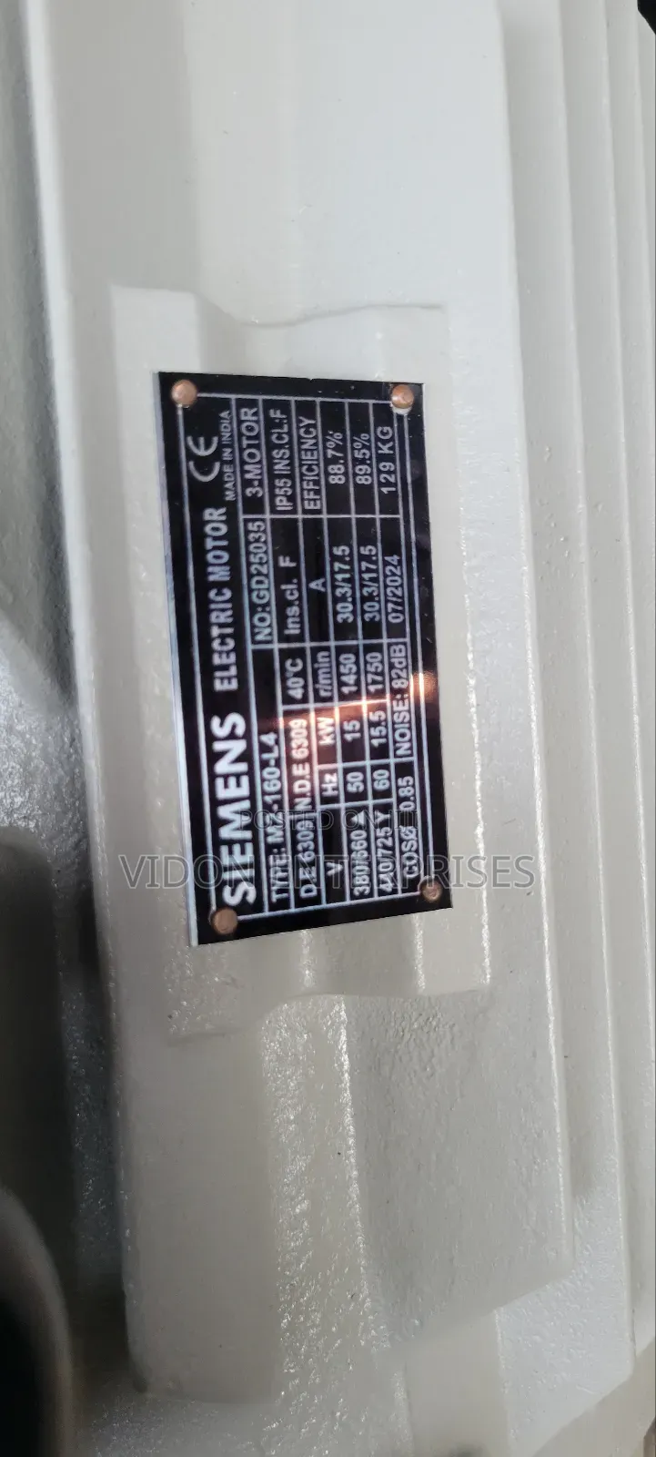 20hp Siemens Motors