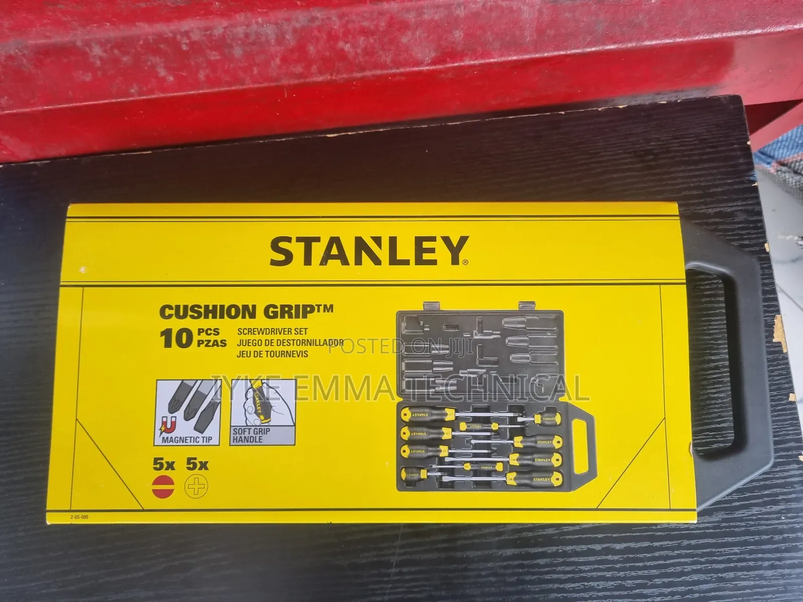 Stanley 10 Piece Cushion Grip Screwdriver Set