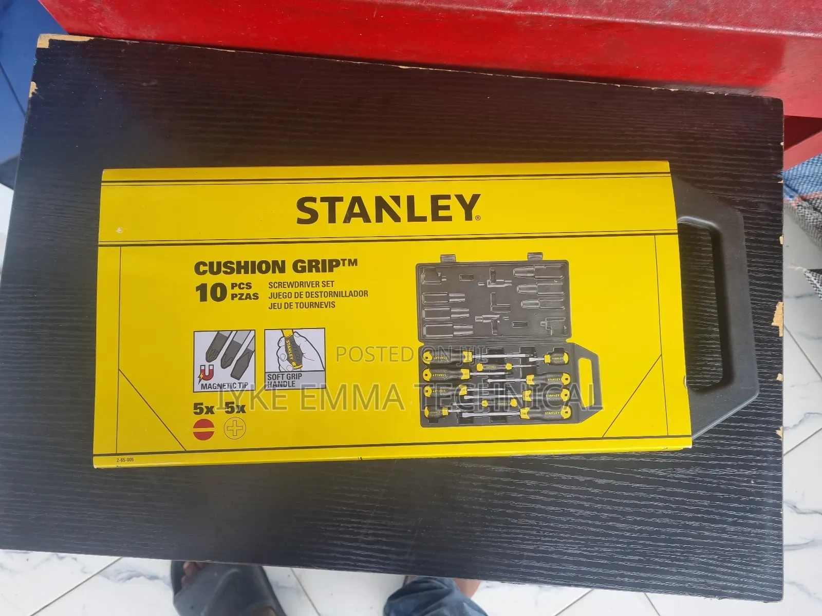 Stanley 10 Piece Cushion Grip Screwdriver Set