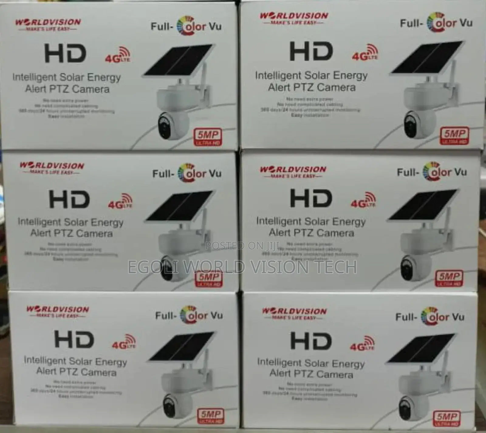 World Vision Hd Solar Energy Alert Ptz Camera 5mp