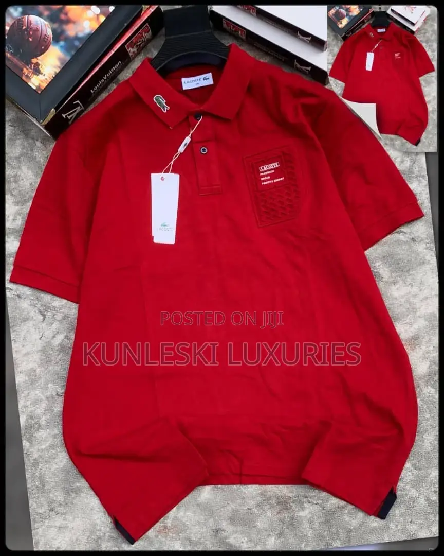 Original Lacoste High Quality Polo Tops for Men