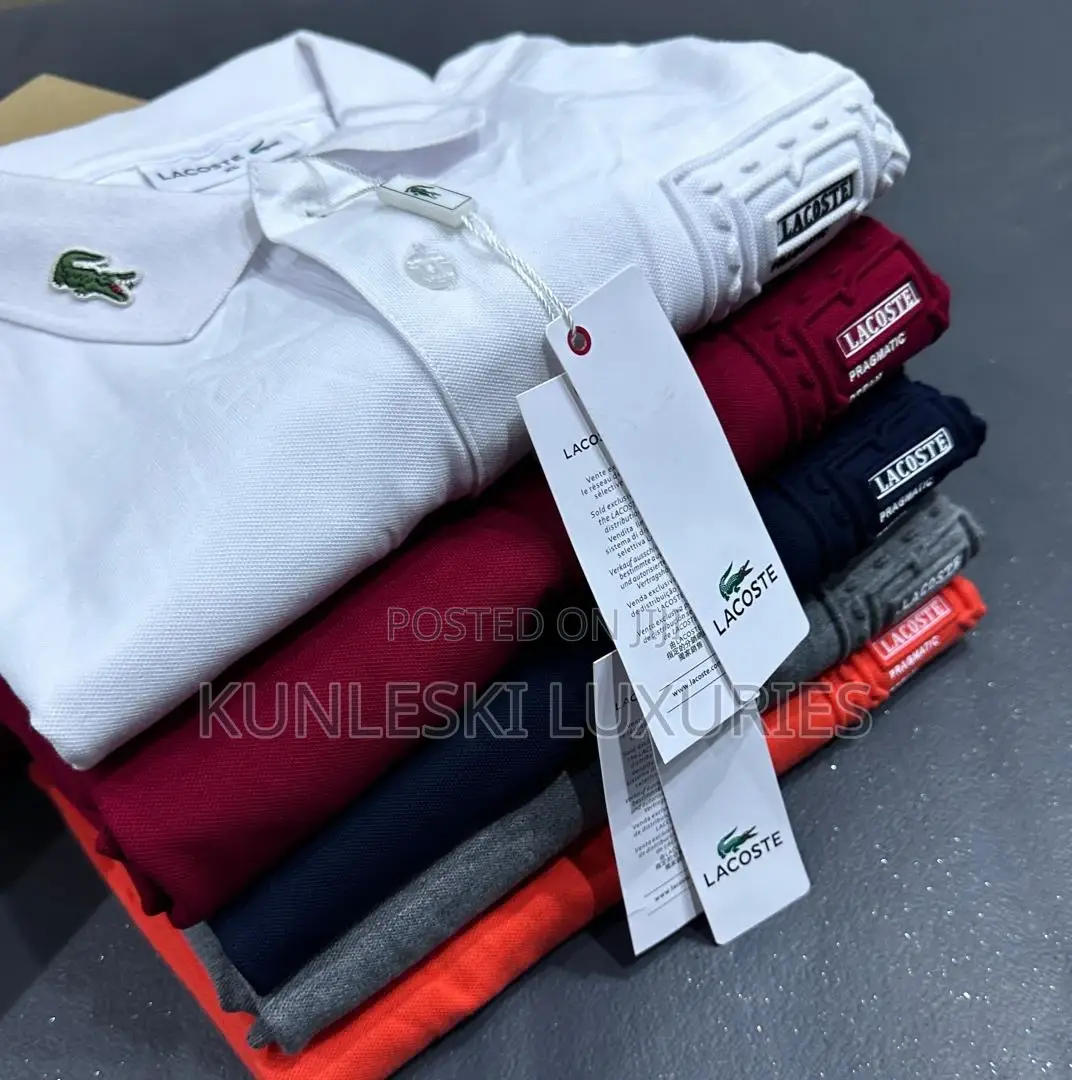 Original Lacoste High Quality Polo Tops for Men