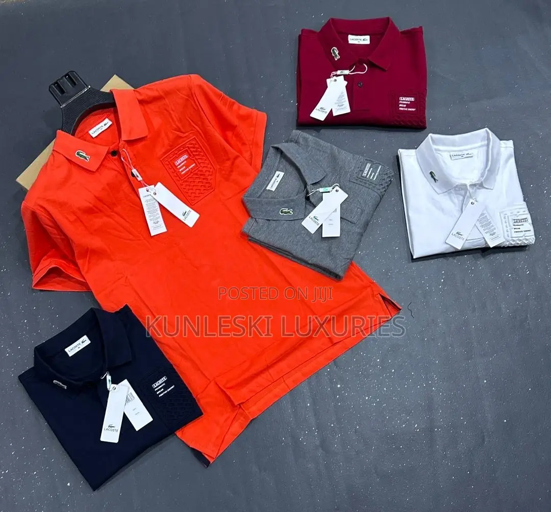 Original Lacoste High Quality Polo Tops for Men