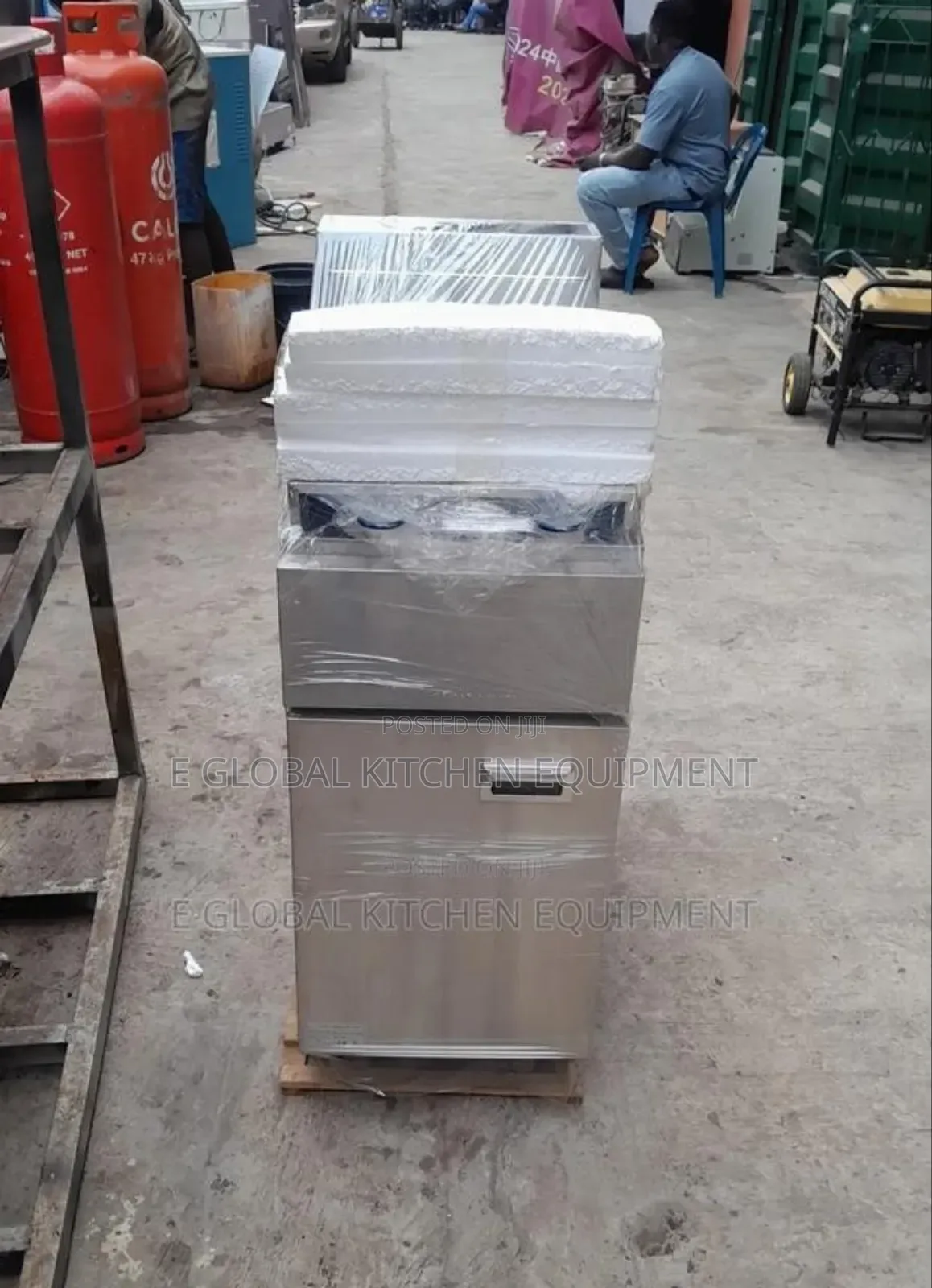 Gas Fryer 28l 2baskets 1tank