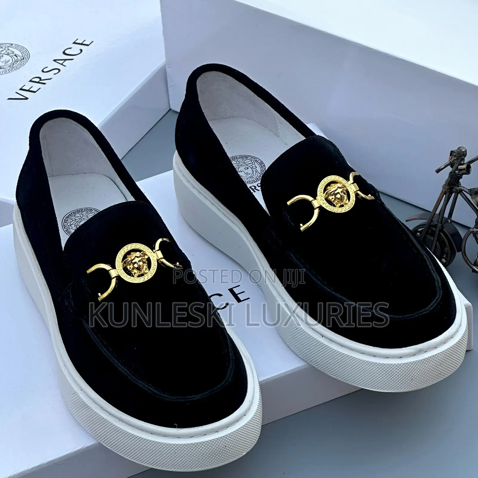 Original Versace Casual Loafers Sneakers for Men in 3 Colors