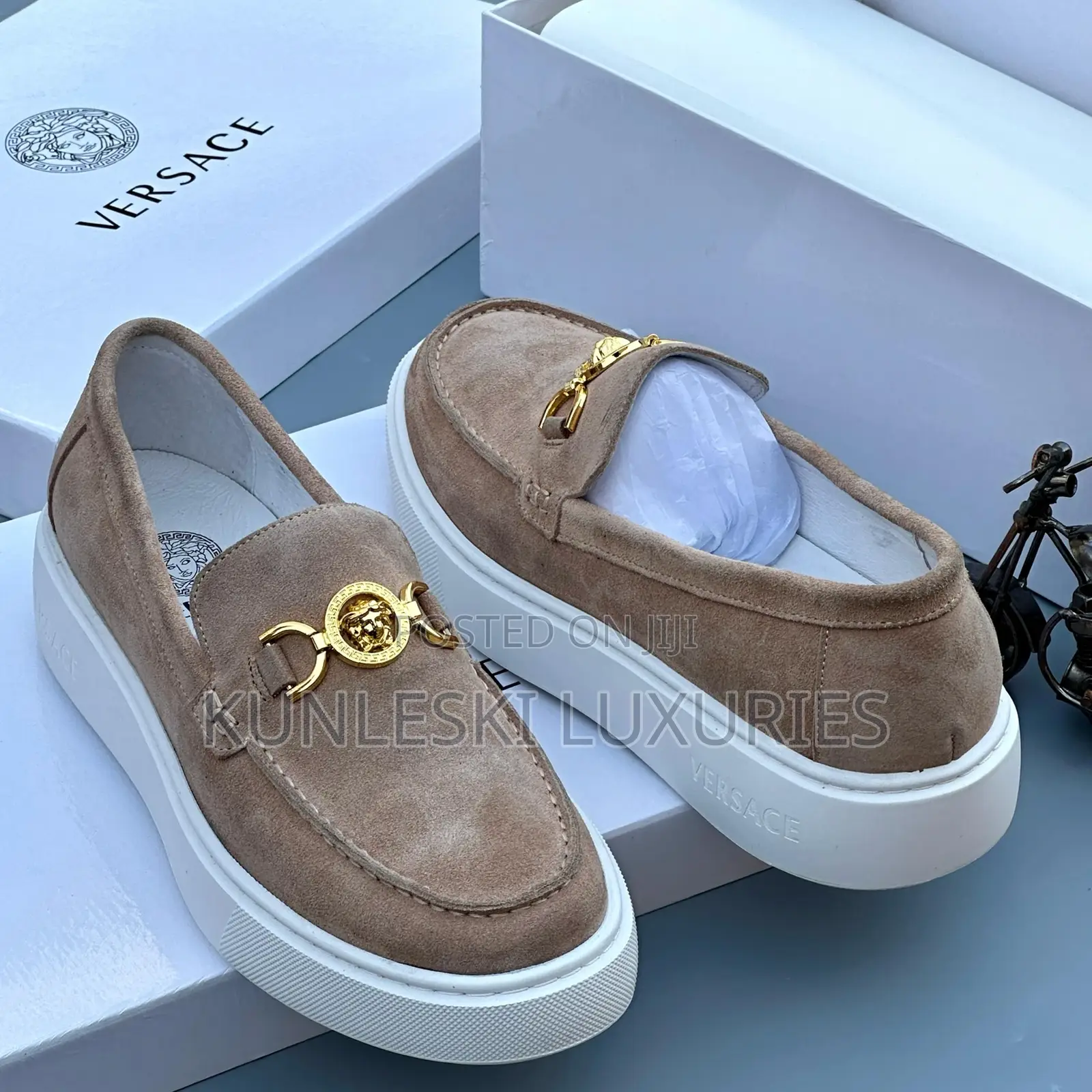Original Versace Casual Loafers Sneakers for Men in 3 Colors