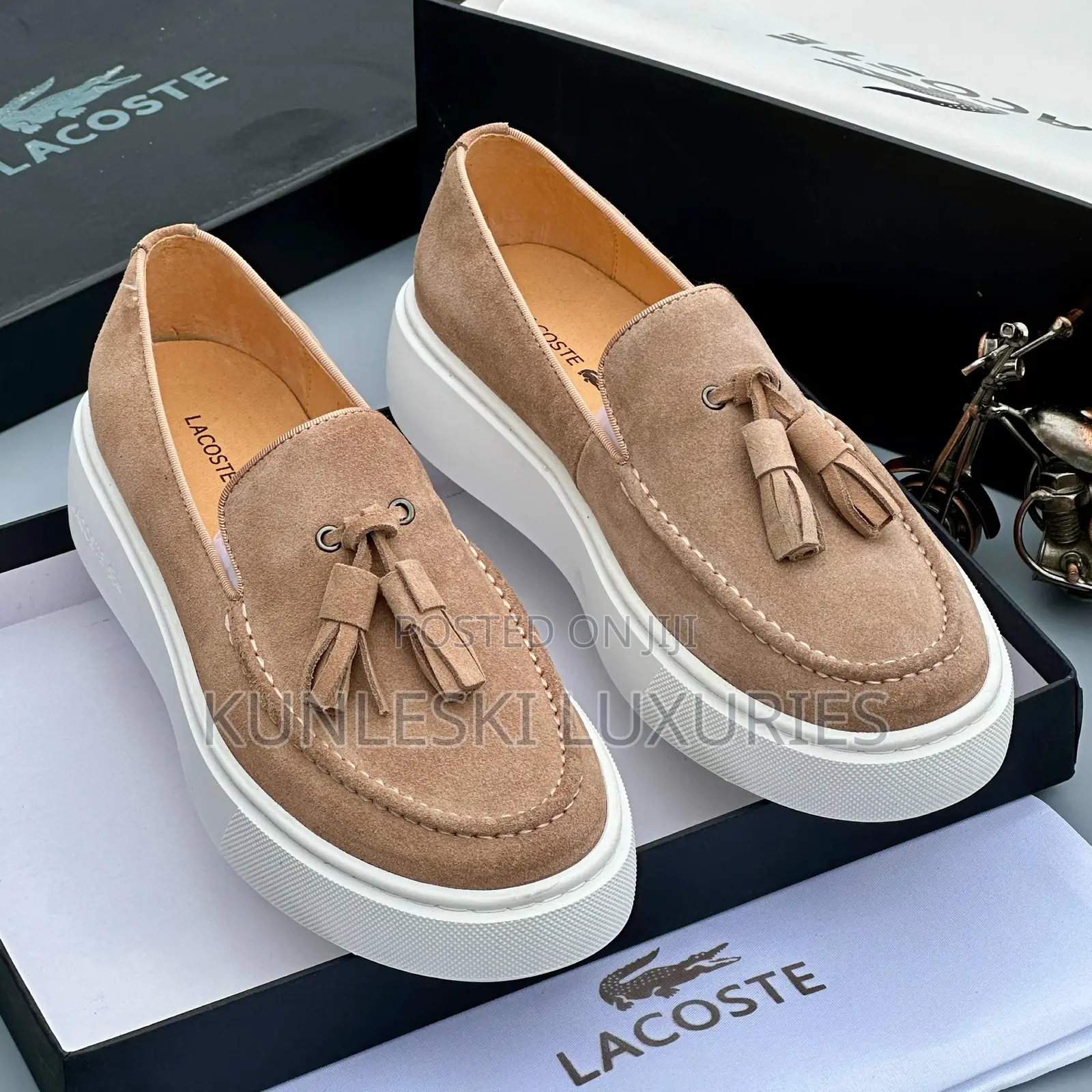 Original Lacoste Suede Casual Sneakers in 3 Colorways