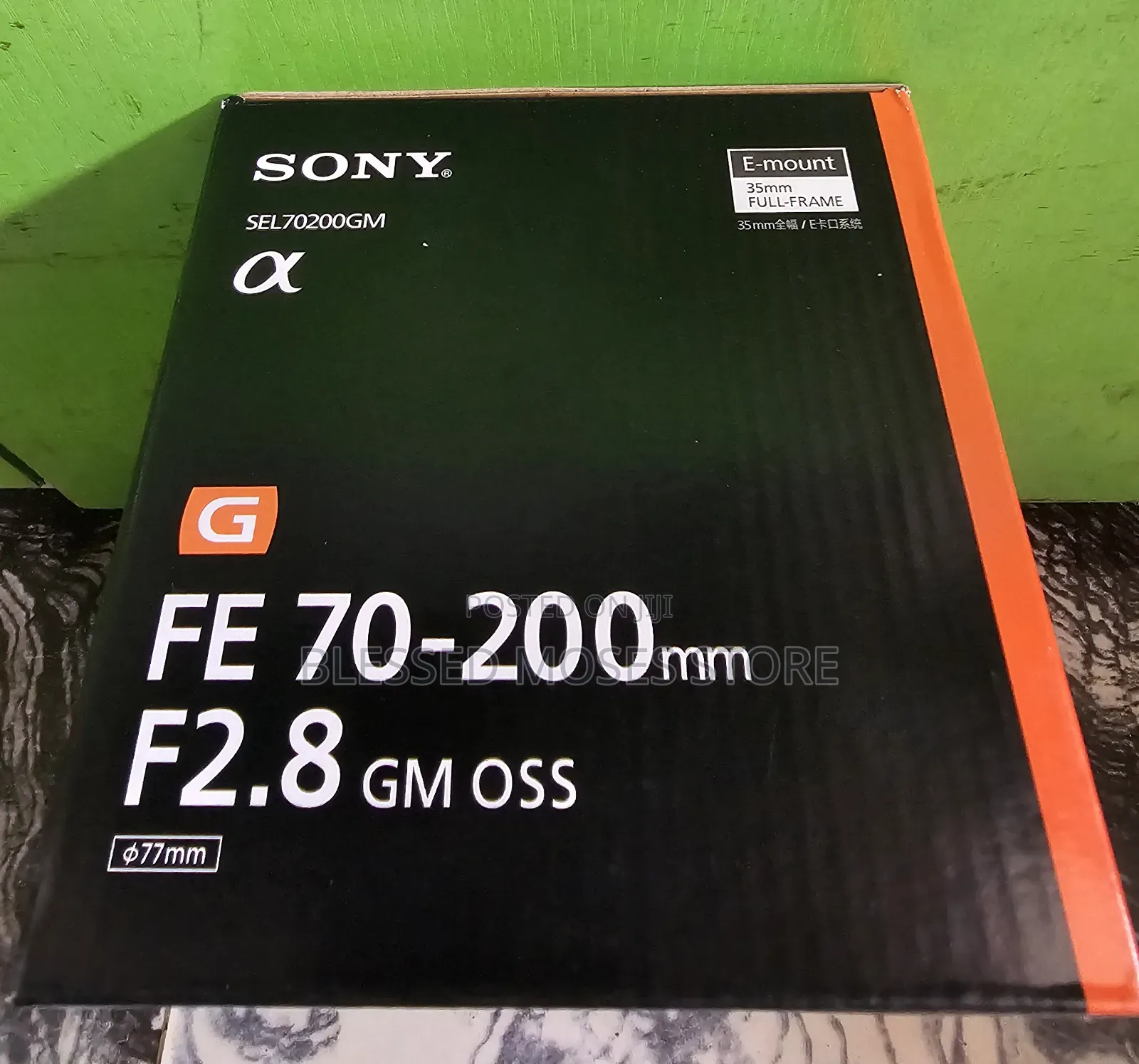 Sony Lens 70-200mm F2.8 Gm