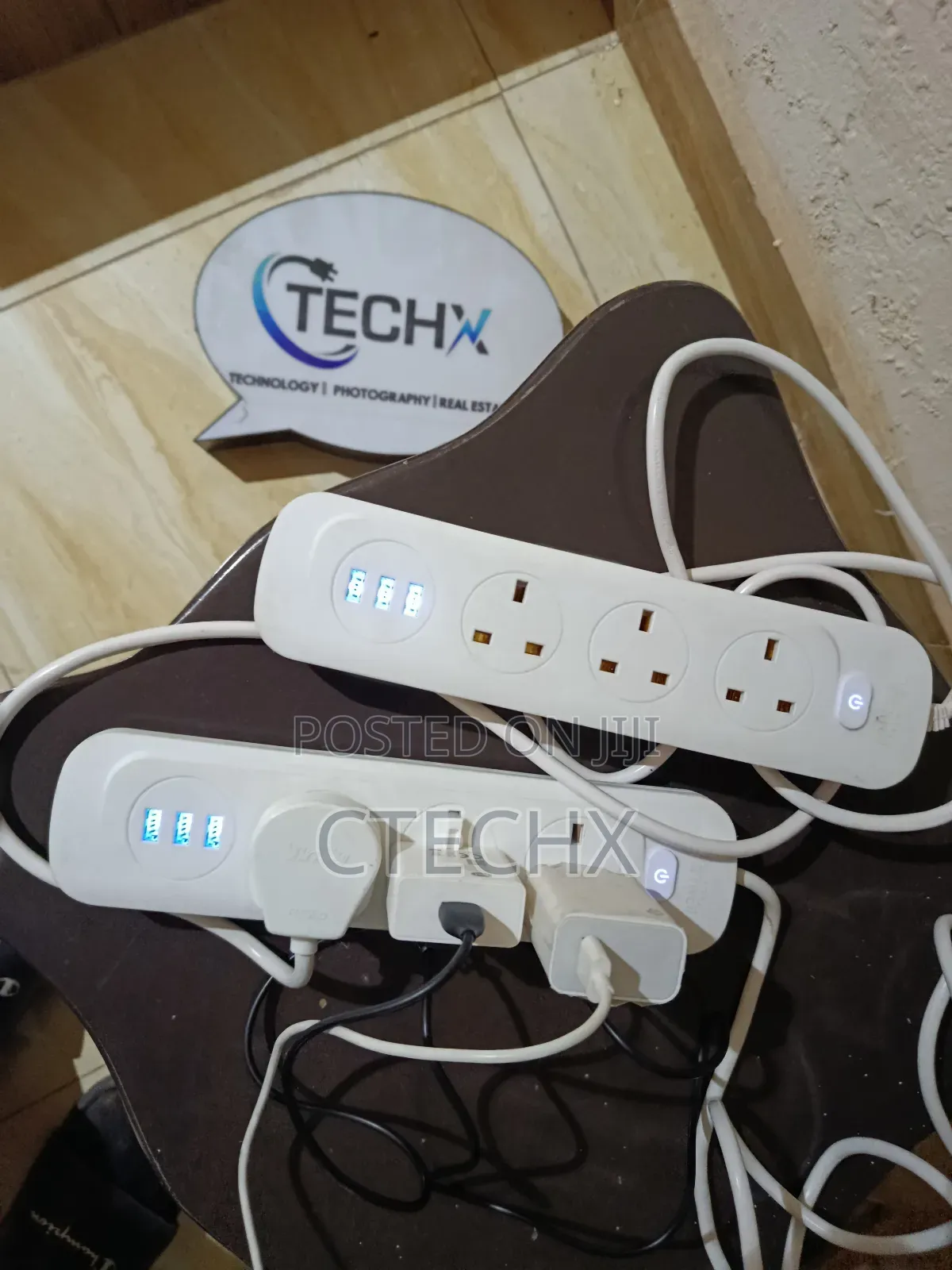 3 Ways Electrical Socket Extention Box With 3 Usb Port