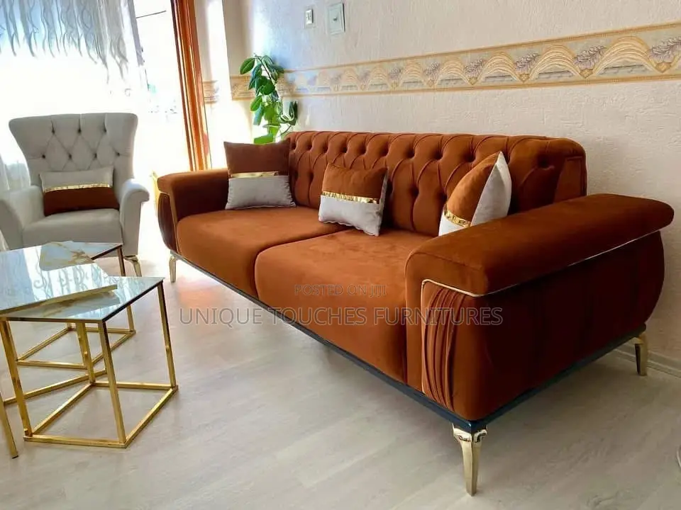 One Set Luxurious Living Room Sofa.