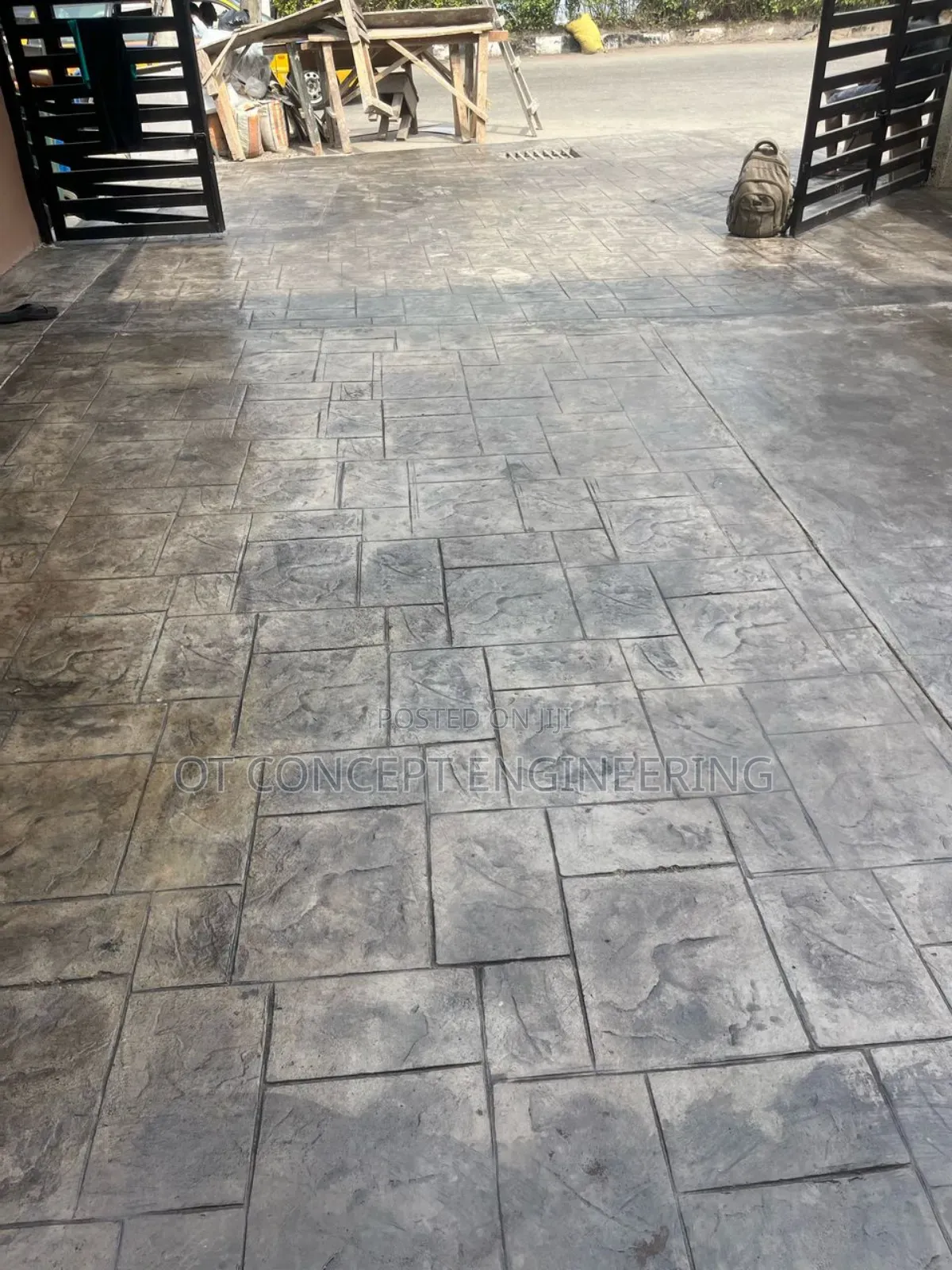Concrete Stamp Floor Ashlar 202