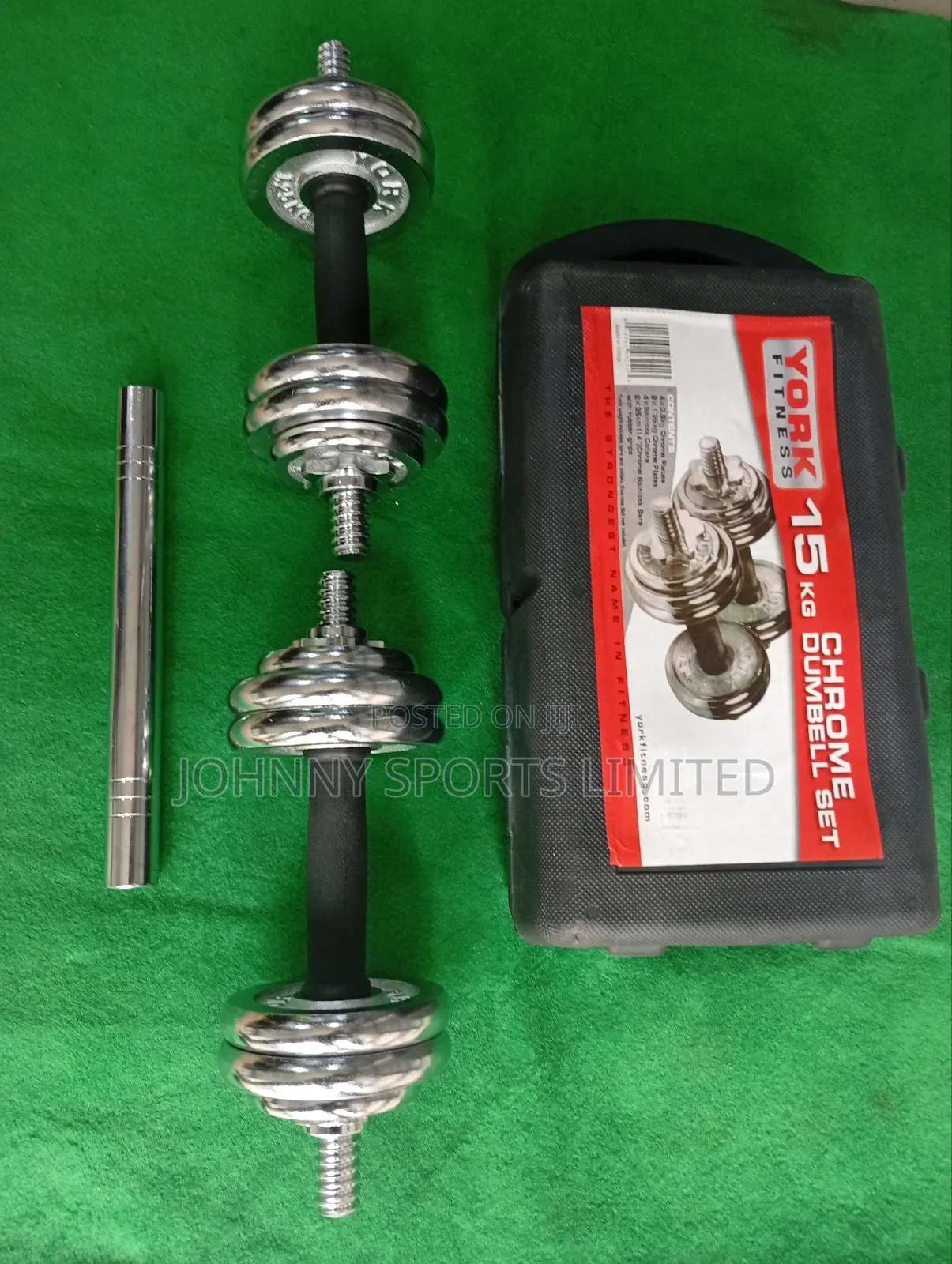15kg Chrome Dumbbell Set