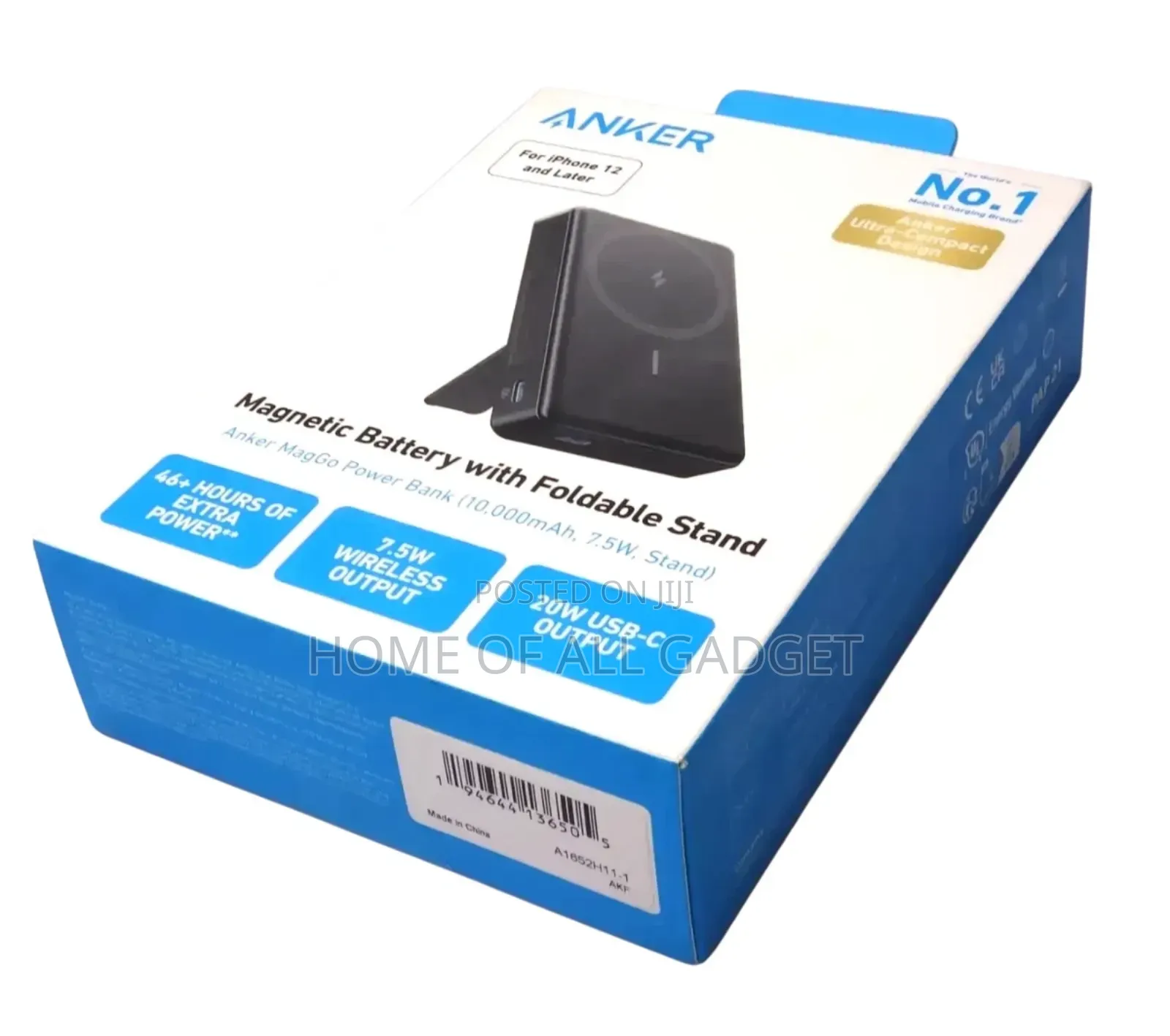 Anker - Maggo Magnetic Power Bank With Kick 10000mah 20w