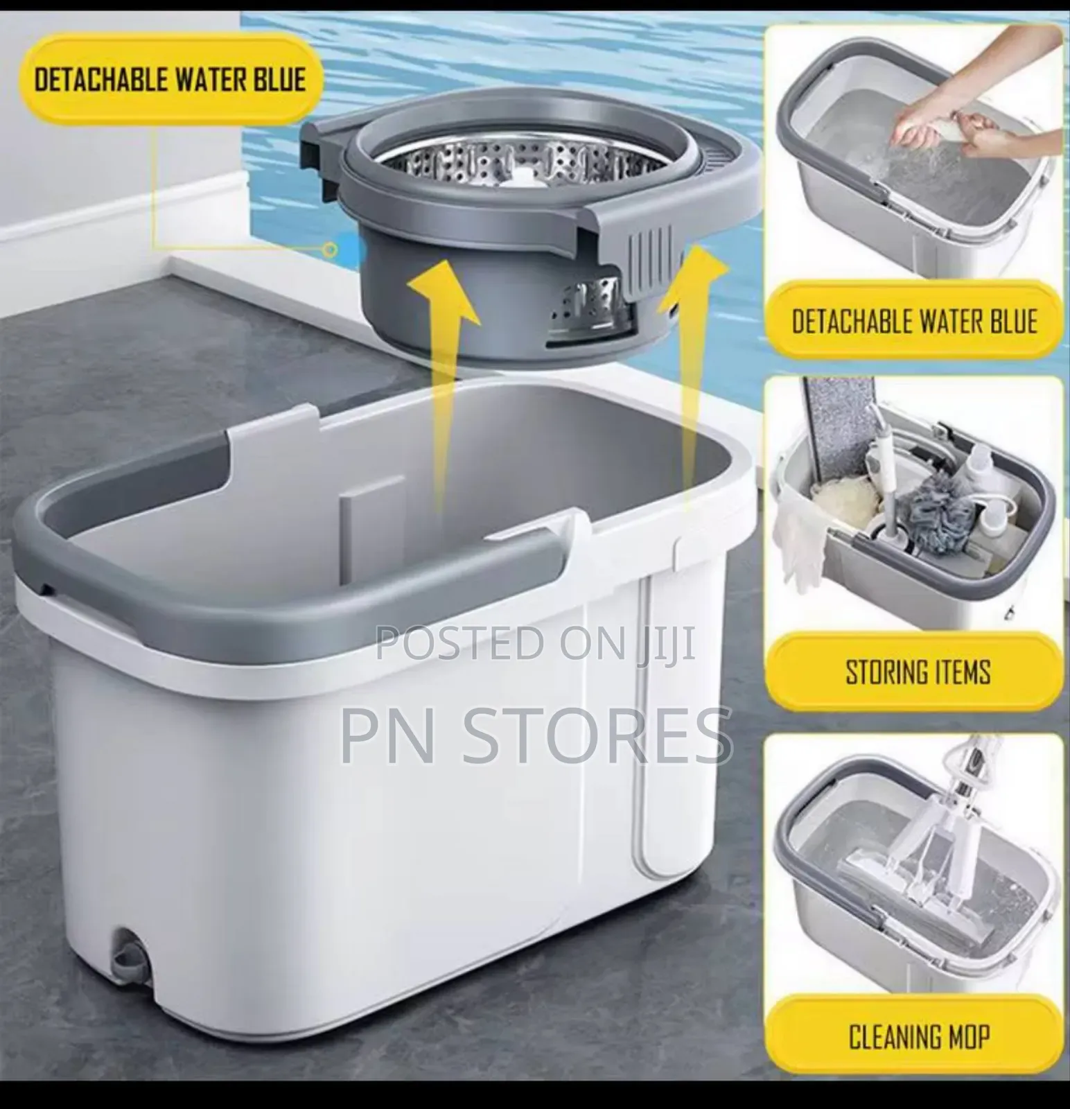 Automatic Self Rotating Spin Mop and Bucket