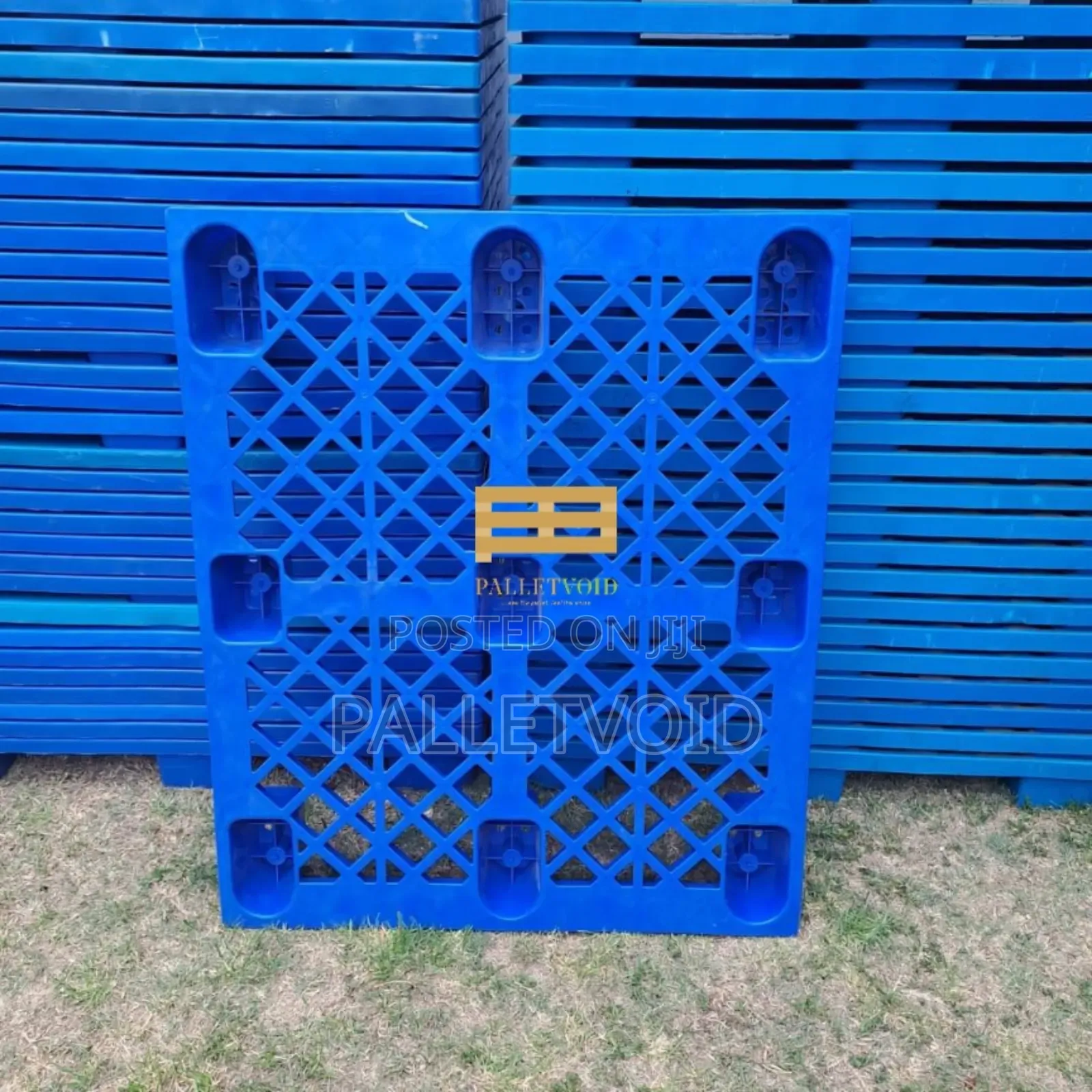 Nestable Blue Plastic Pallet for Water/Drink/Carton Storage
