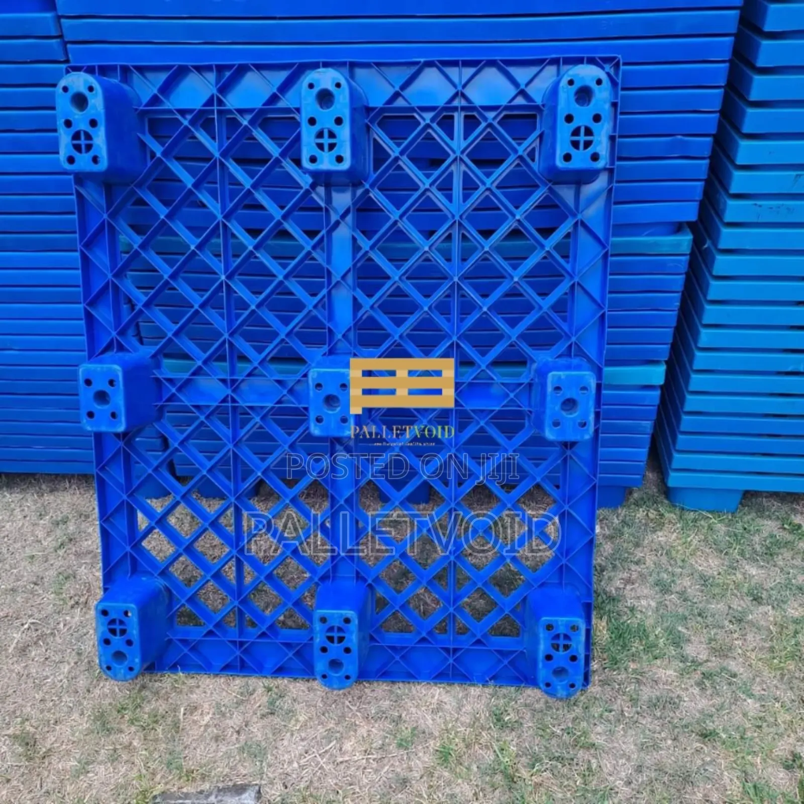 Nestable Blue Plastic Pallet for Water/Drink/Carton Storage
