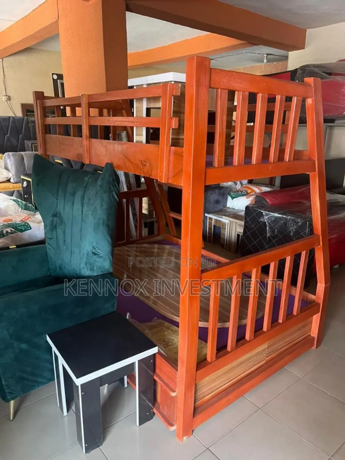3ft Up. 4ft Down Pure Treated Wooden Bunk Bed