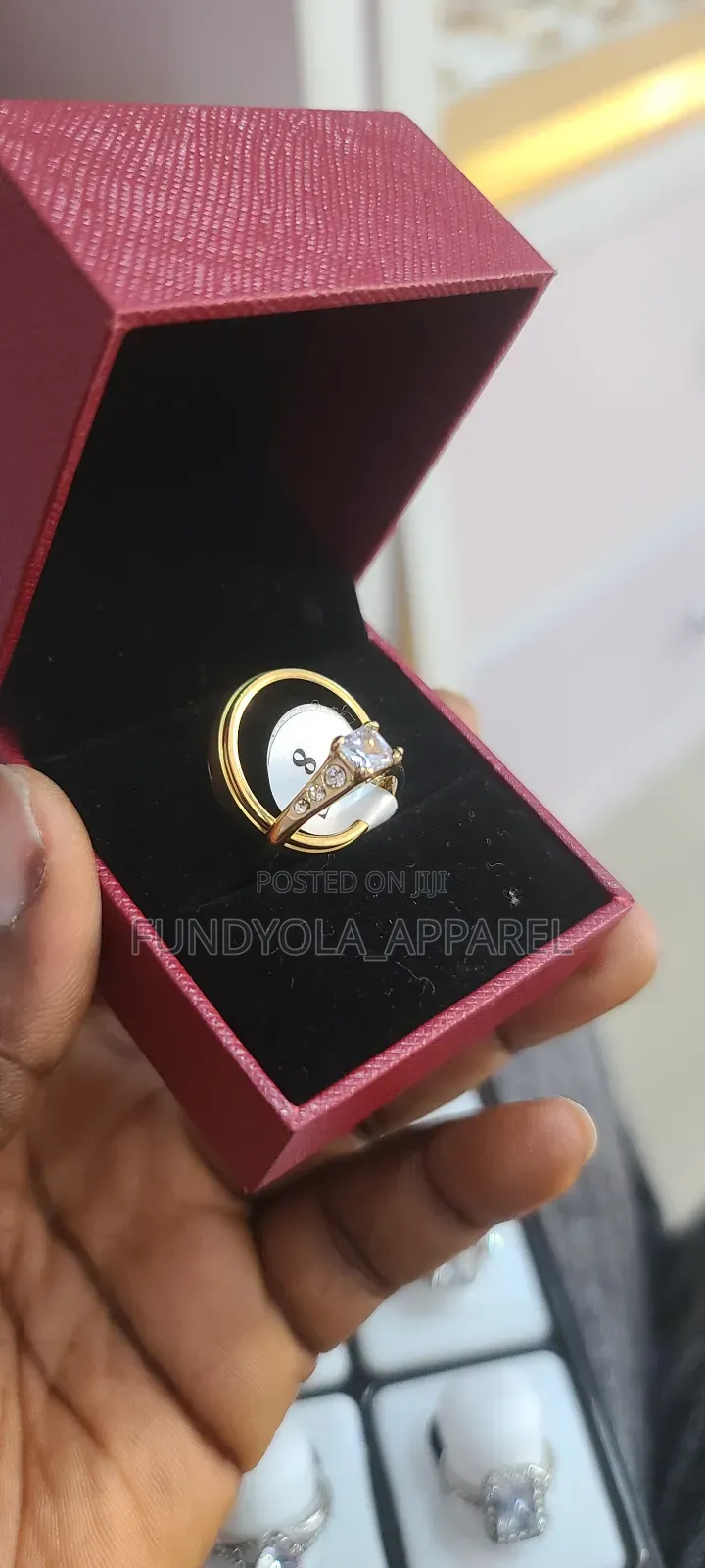 Titanium Gold Bridal Wedding Set