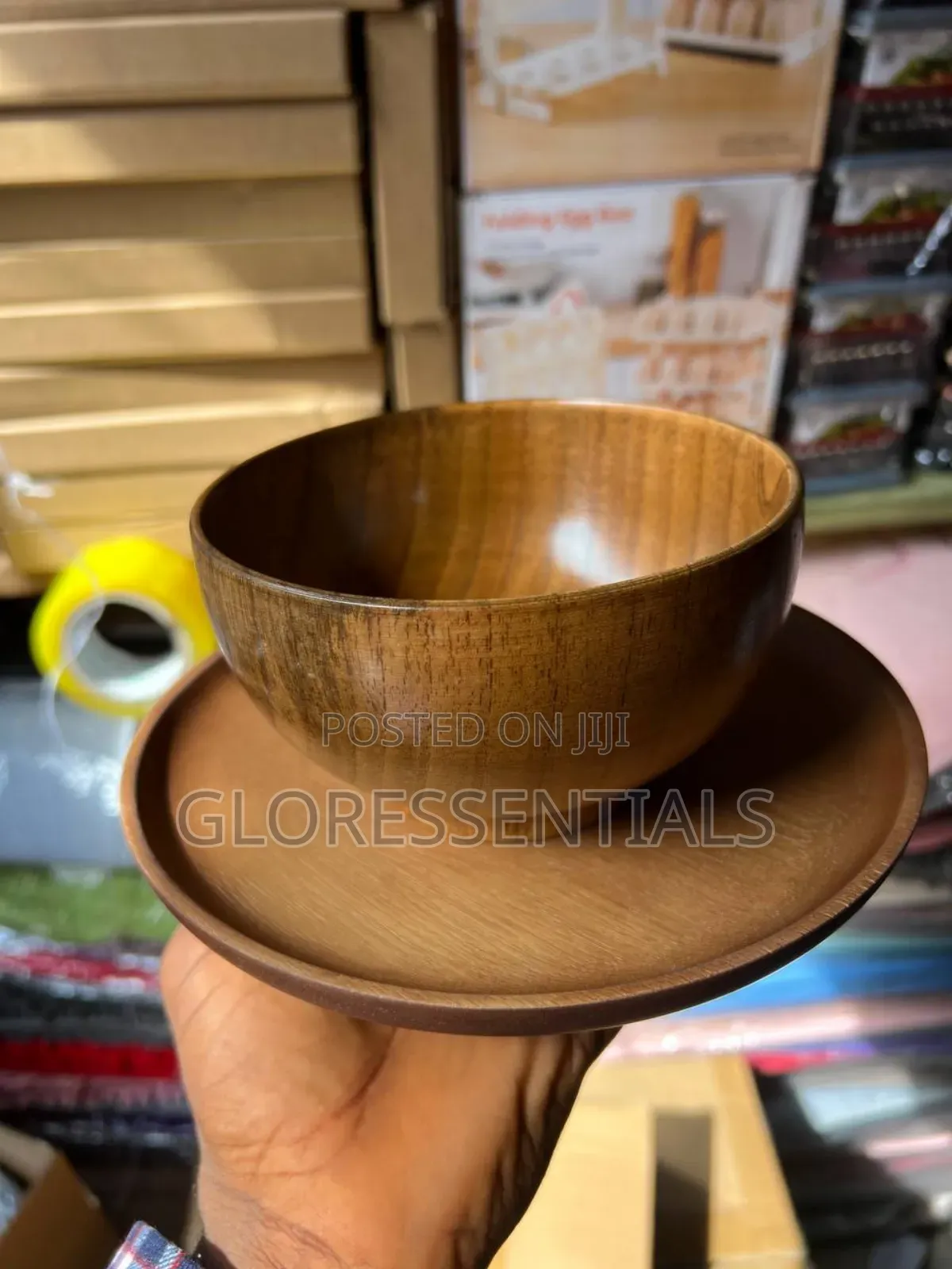 Wooden Food Bowls and Flats