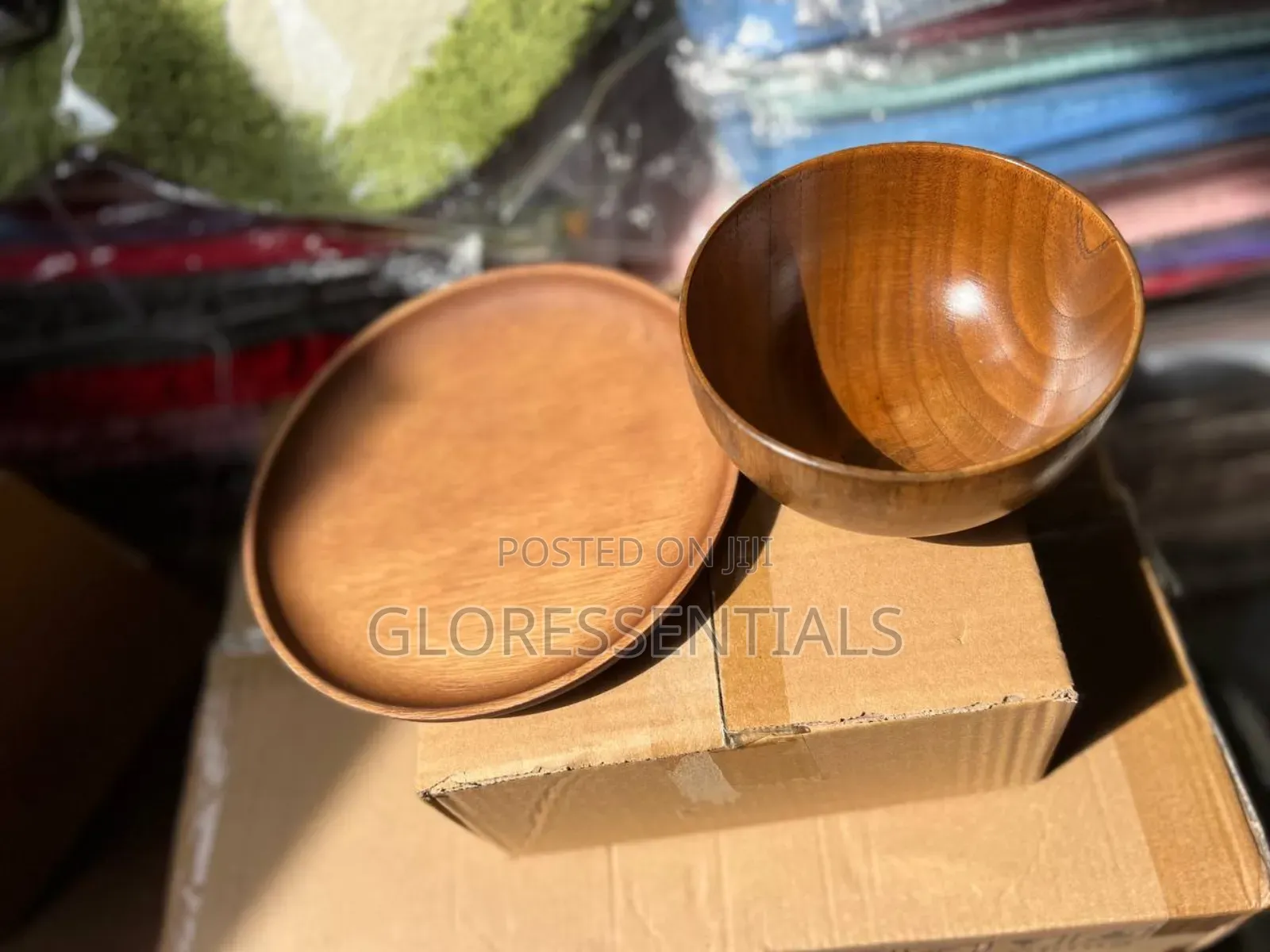 Wooden Food Bowls and Flats