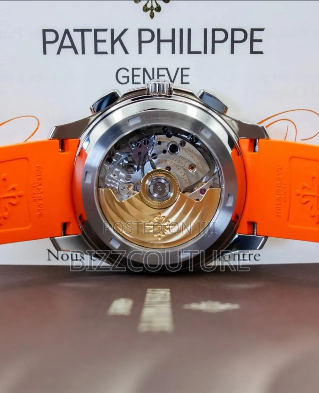 Original Patek Philippe Red Rubber Strap Watch in Store