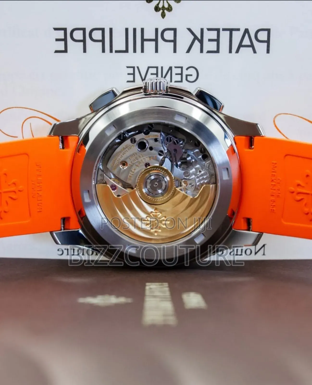 Original Patek Philippe Red Rubber Strap Watch in Store