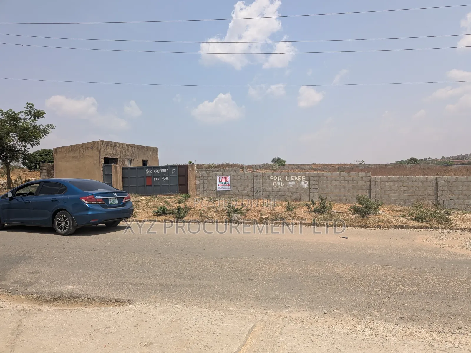 1.2 Hectare Land on a Tarred Road, Idu Phase 1