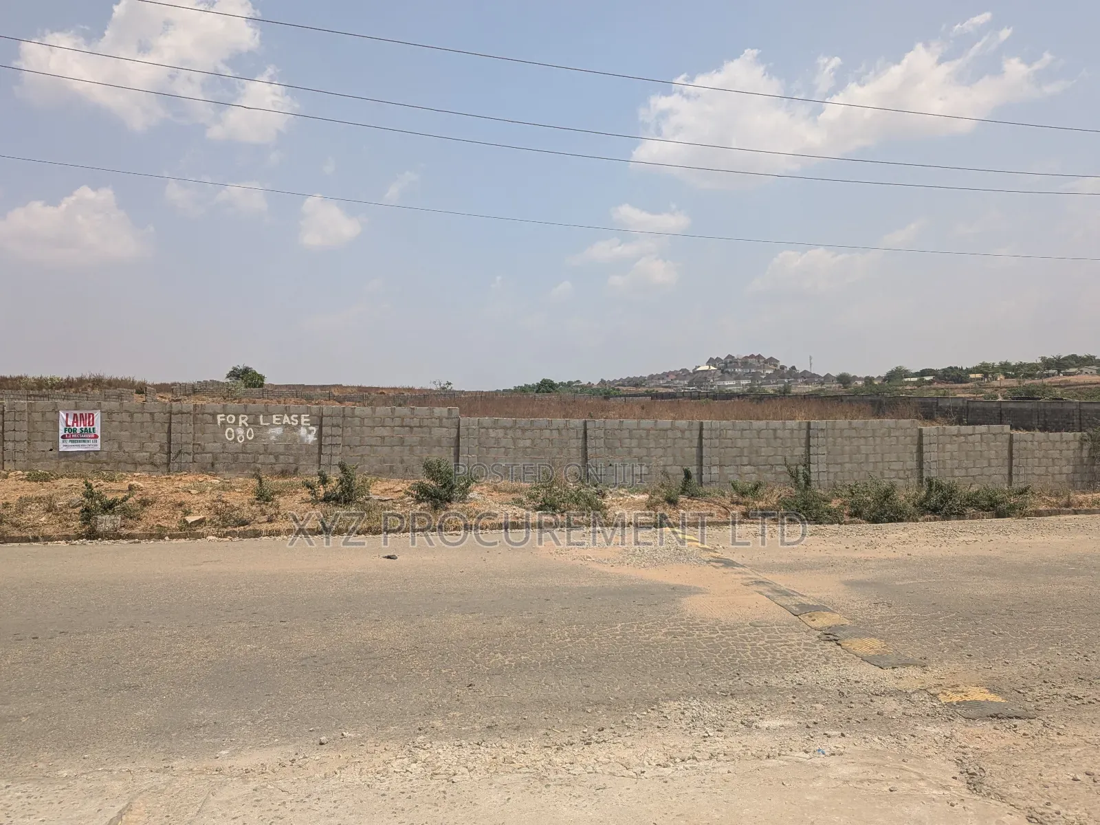 1.2 Hectare Land on a Tarred Road, Idu Phase 1