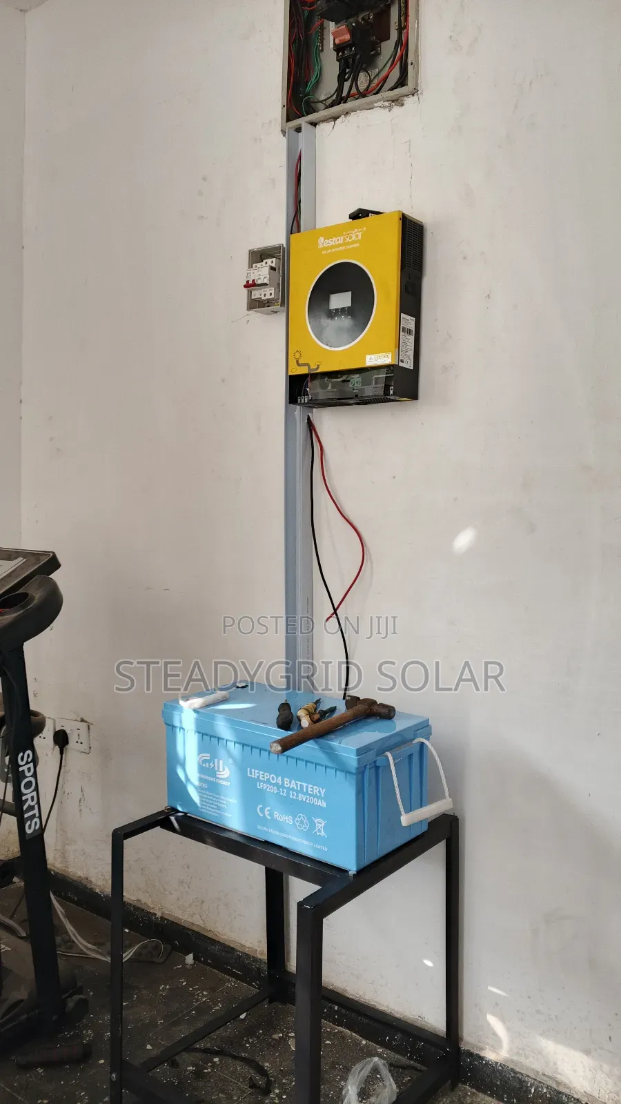 Solar Powered 2kva Hybrid Inverter Installation/Lithium Bat