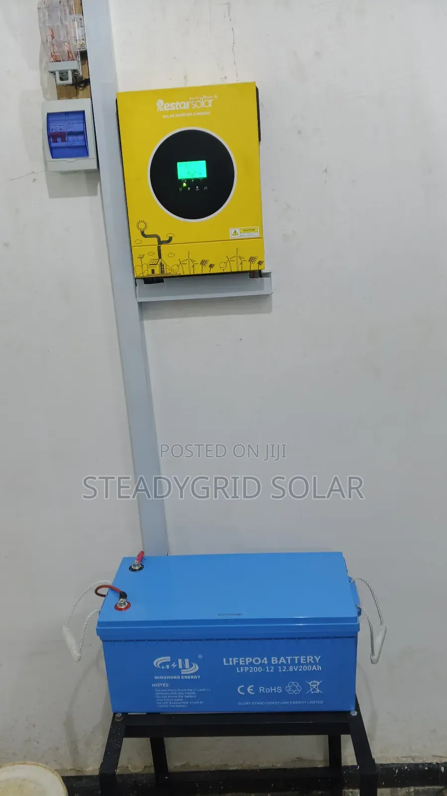 Solar Powered 2kva Hybrid Inverter Installation/Lithium Bat