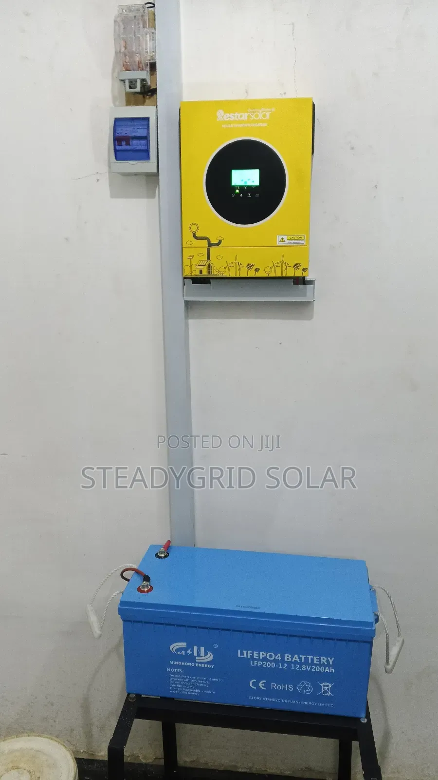 Solar Powered 2kva Hybrid Inverter Installation/Lithium Bat