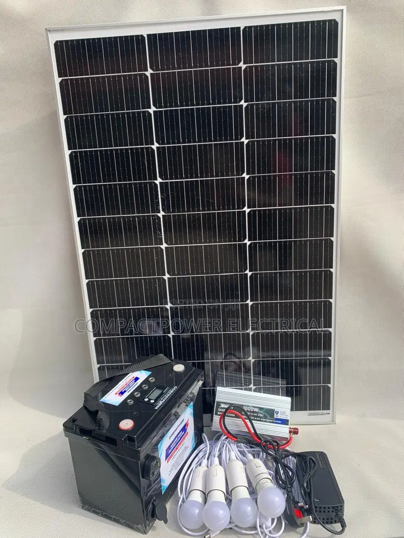 30ah 12.8v Complete Lithium Solar Pack With 100watts Panel