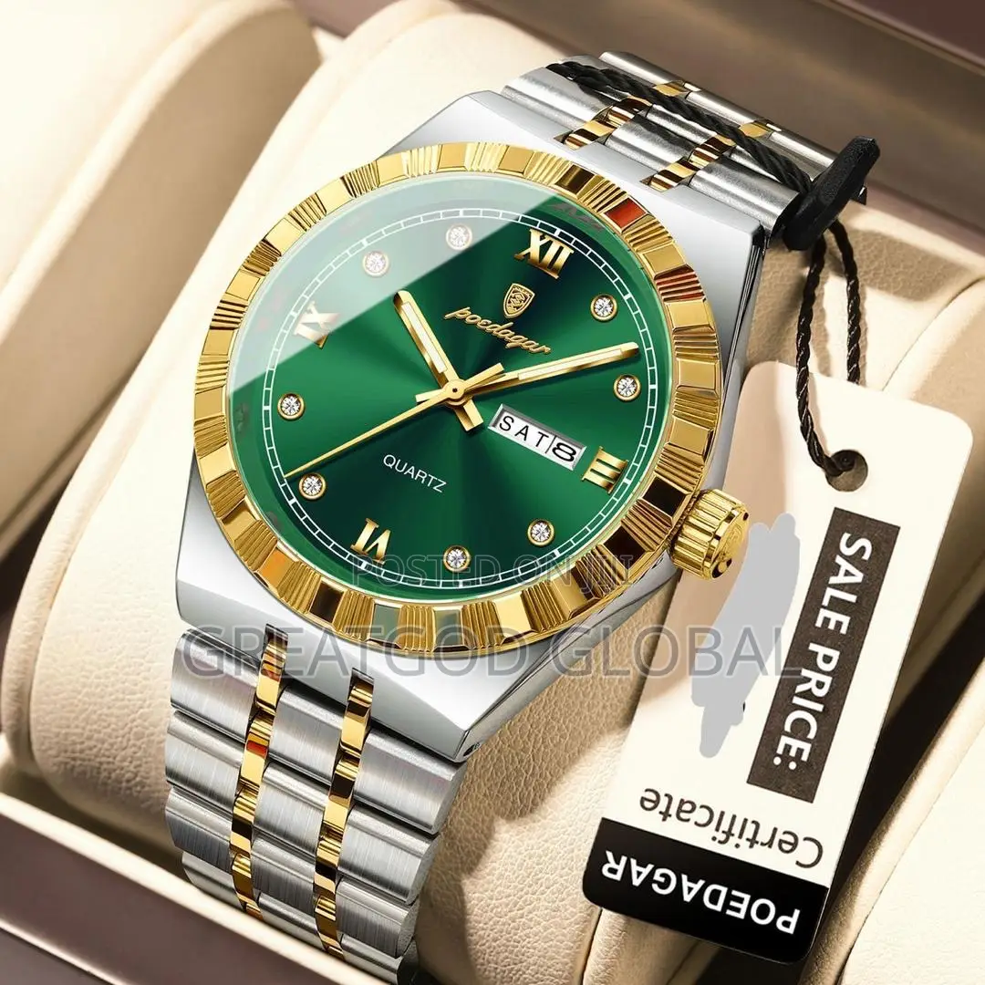 Poedagar Waterproofs With Sapphire Glass Wristwatch