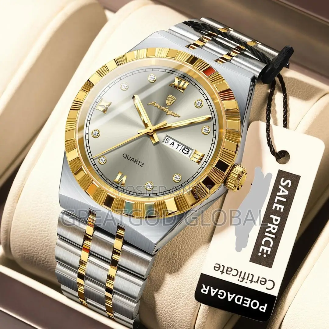 Poedagar Waterproofs With Sapphire Glass Wristwatch