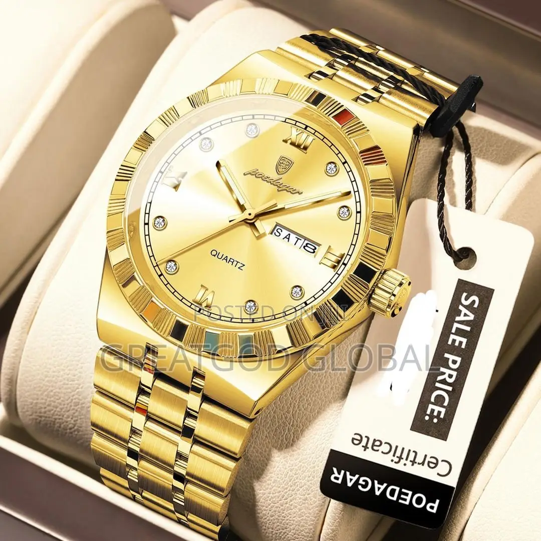 Poedagar Waterproofs With Sapphire Glass Wristwatch