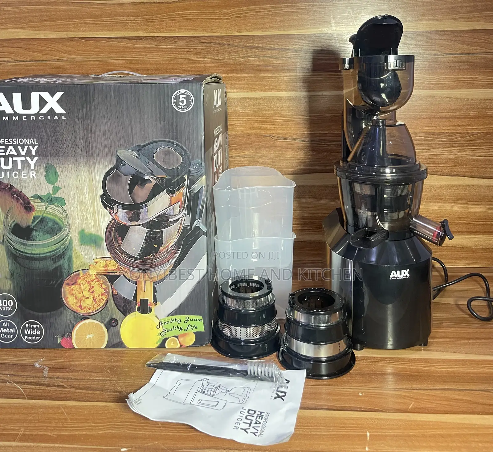 Aux 400wtts Commercial Slow Juicer