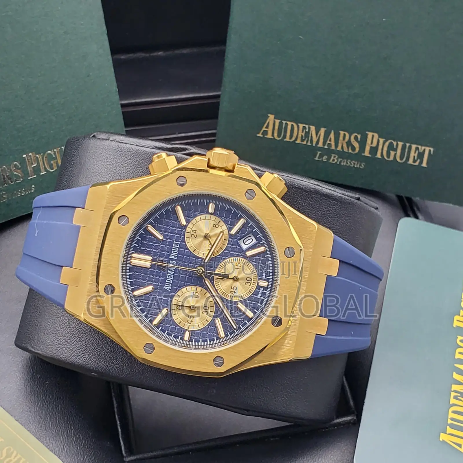 Ap Rubber Chronograph Luxury Watch