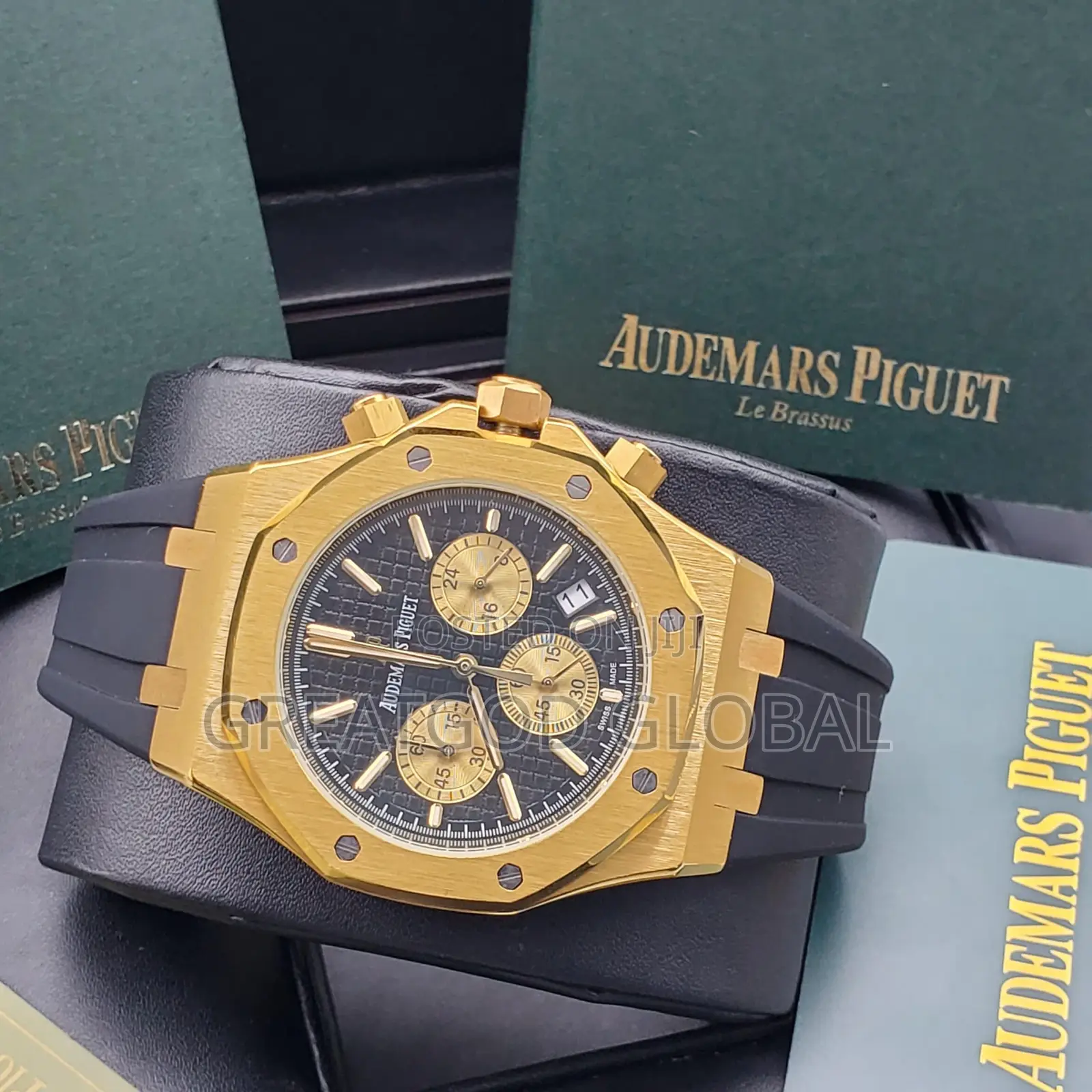 Ap Rubber Chronograph Luxury Watch