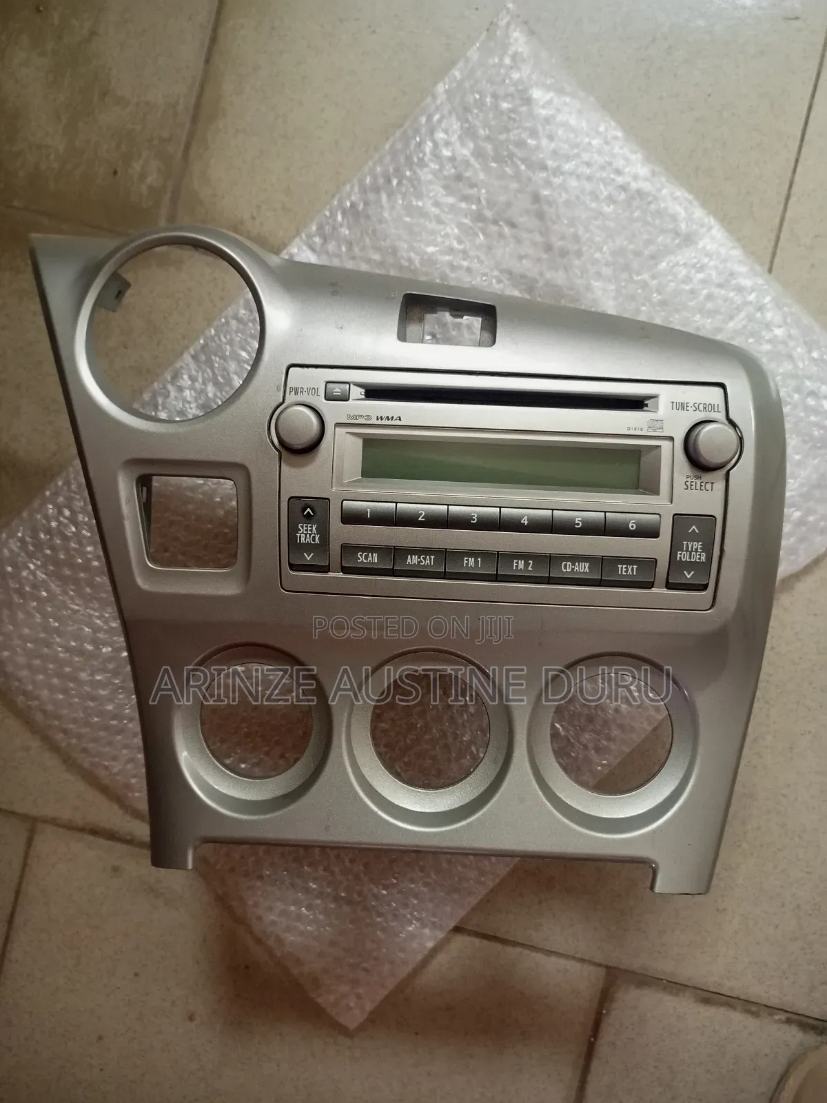09-10 Toyota Matrix Am Fm Radio Mp3 Single Disc Cd Player